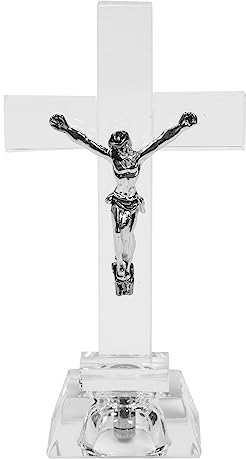 Christliches Kreuz Tisch Altar: Christliches Kristalldekor zum Clutching, Beten