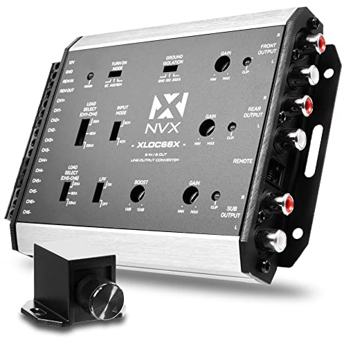 NVX XLOC66X 6 inputs / 6 outputs High Voltage Active Line Output Converter with Impedance Matching and Remote Level Control