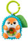 Hochet Hérisson, Hochet Hérisson avec différentes textures, crochet pour fixation facile à la poussette ou au siège auto, aide à développer et visuelles, Jouets pour bébés, 3-24 mois