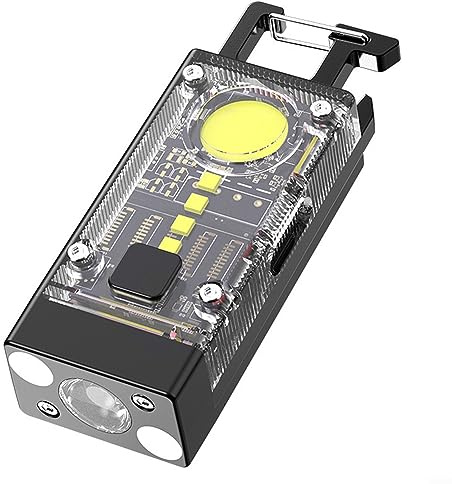 LED Rechargeable Torch, 1500 Lumens, Small Powerful Torch with Solar Panel for Hiking, Outdoor