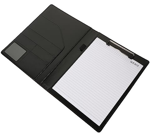 KICHOUSE Datendateiordner Konferenzordner Telefonhalter A4-größe Pu-material