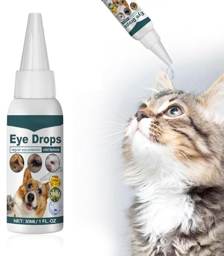 MagiSel Spezial Augentropfen für Hunde und Katzen 30 ml, Augentropfen für Hunde & Katzen mit kolloidalem Silber, Augentropfen Kolloidales Silber Hund, Augenpflege – Juckreiz, Reizung, Tränenflecken