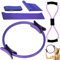 HBSFBH Pilates Yoga Ring, Pilates Kit für Frauen, Pilates Rings Kit Für Frauen, Yoga Widerstandsring, Yoga Ring Mit Doppelgriff, Widerstandsring, für Beine Arme und Oberschenkel Gewichtsverlust
