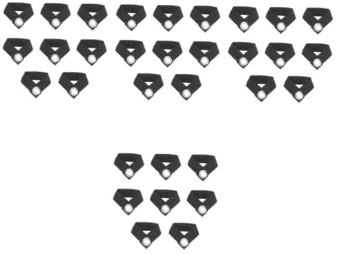 ibasenice Hebillas De Poste De Tienda Cámping Pabellón Arreglar Hebillas De Fijación De Carpa Al Aire Hebilla Fija Capota Accesorios para Acampar Tela Gris 8 Piezas X 4