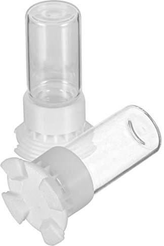 CVUTOVO Ameisennest Wasserspender 2 Stück 5ml aus Kunststoff und Glas mit Sichtfenster Leicht zu Installieren Ameisenköderdose für Innen