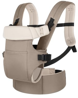 Babytrage für Neugeborene, Babytrage Neugeborene ab Geburt mit M-Sitz, Vorne Nach Hinten Tragen Babyhalter Trage Bequeme und Leichte, Ergonomische Baby Tragegurt für Babys 4-20 kg 3-36 Monate