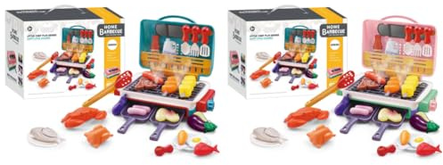 Set da Cucina per Bambini con Giochi di Ruolo, luci, Suoni e Grill simolato, Divertimento culinario fantasioso