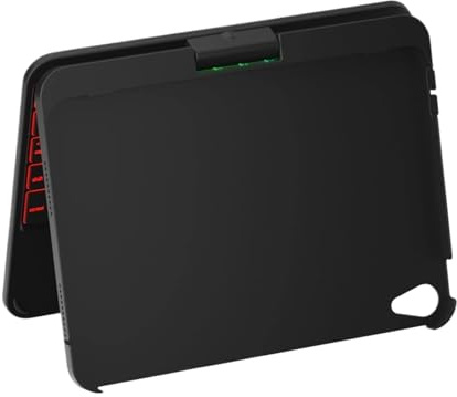 Genérico Compatible con iPad Mini 6/7 Gen 8,3 Funda con Teclado Giratorio RGB retroiluminado Trackpad Compacto Bluetooth(Black,iPad Mini 6 (8.3-Inch))