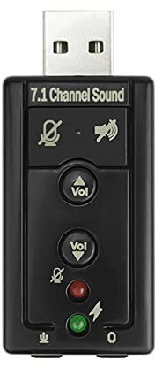 7.1 Channel USB External Sound Card Audio Adapter