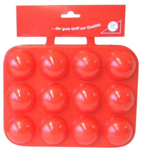 Eierträger 12-fach, rot - Sonja-PLASTIC - Made in Germany