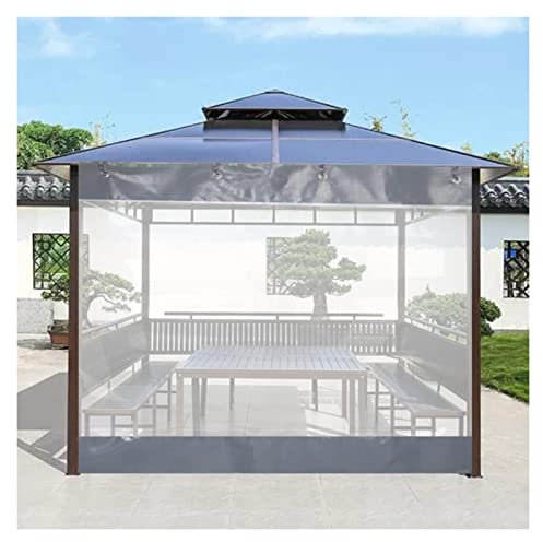 KFGDFD Seitenwand für Terrassenüberdachung Schiebevorhang Terrasse Vorhang PVC Durchsichtige Markise Außenvorhänge PVC Wasserdicht 0,5 mm, Kann Angepasst (Size : 1.6x2m)
