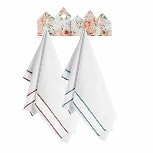 Russo Tessuti Set 6 Strofinacci Canovaccio Asciughino Fascia Tela Aida Bordata RICAMABILE DIY