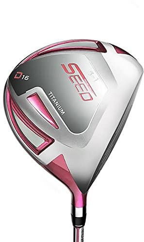 Clubs de Golf, Pilotes, Débutants pour Enfants, Têtes en Alliage, Tiges en Carbone, Filles, Convient aux Golfeurs, Convient aux Débutants et Avancés, Poudre d'argent (Color : Silver, Size : Driver (