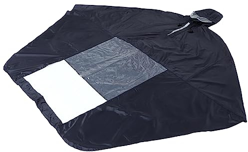 Garneck Regenmantel Mit Kapuze Für Rollstuhlnutzer Und Reflektierend Langer Poncho Für Outdoorgebrauch Bei Regen Und Wind
