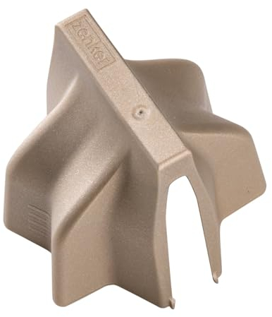 Zenker Zimtsternausstecher mit Klappmechanismus – Ausstecher mit ergonomischem Design für perfekte Zimtsterne – Ausstechform klappbar mit Stern als Motiv – Made in Germany, Gold