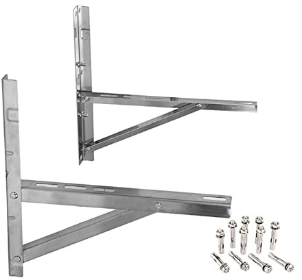 Support De Montage Pour Climatiseur, Support Mural En Acier Inoxydable 304, Support De Condensateur Universel Antirouille, Mini Support Divisé Pour Pompes À Chaleur De Climatiseur Sans Conduit