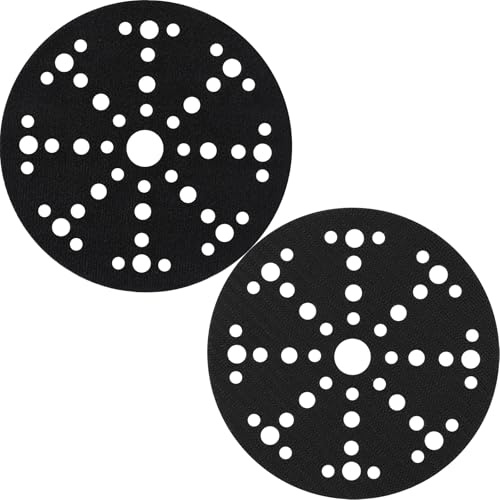 Shineboc 2 Pz. Proteggi-platorello, Ø 150 mm, Accessori levigatrici rotoorbitali- 49 fori