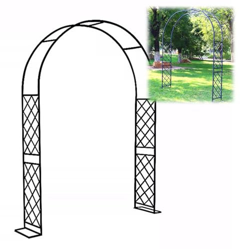 Garden Arch Trellis for Climbing Plant Roses, Garden Arbor Outdoor Wide