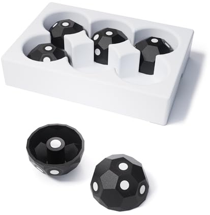 Revopoint 6 stycken magnetisk kupolmarkörsats för 3D-skanning, 3D-skanningspenna för 3D-skanner, 3D-spårningspunkter för att förhindra spårförluster och förbättra noggrannheten