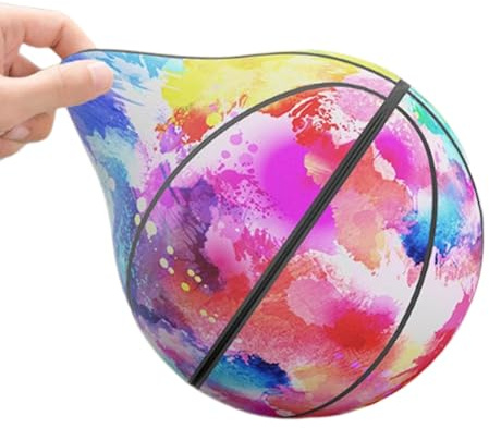 Tyst basket dribble inomhus, tyst basket dribbling, tyst och tyst basketboll i skum | Lättviktig inomhusträningsboll