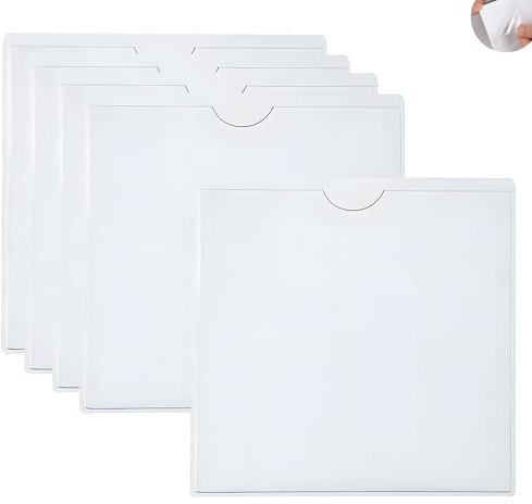 3 Stück Parkscheinhalter Windschutzscheibe Selbstklebetasche,Horizontaler Transparent Kartenhülle,Etikettenhalter Selbstklebend,Klarsichthüllen Parkausweis Halterung(Größe:10.5 * 10.5cm)