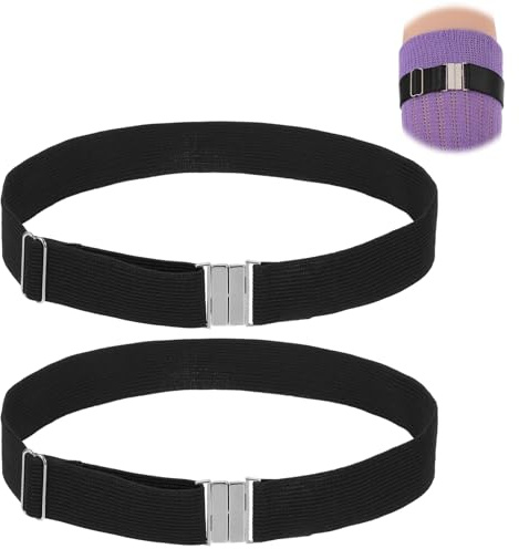 Giantree Giarrettiera da donna, regolabile, nera, cinghia per coscia, per taglie forti, giarrettiera per coscia, fasce per cosce, gioielli per gambe, per donne, per cosce, reggicalze elastiche e set