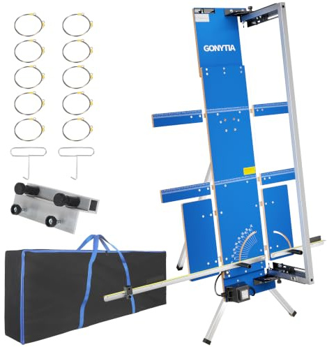 Gonytia MODELL7 Styroporschneider bis zu 260W, geschweißt-einteilig Hochpräziser Heißdrahtschneider 1.300mm freistehend Komplettes Set inklusive 10 deutsche Schneidedrähten