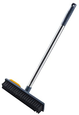 VALICLUD Brosse à Récurer pour Sols et Joints de Carrelage avec Long Manche Télescopique Outil de Nettoyage pour Salle de Bain et Brossage