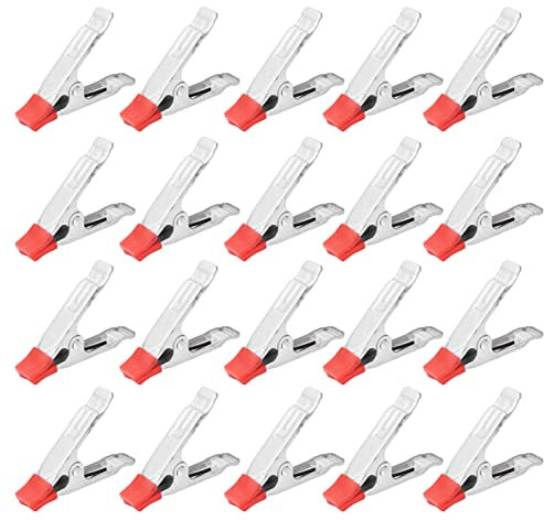 Fuchooky 20Pcs Spring Clamp Set 4in Woodworking Strong Heavy Duty Hand Tool for Water Pipe Wooden Board Fixing