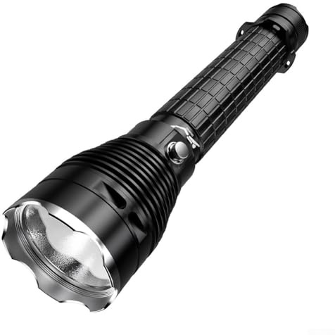 Oniissy Lampe de poche de plongée professionnelle avec LED XHP70 4000 lumens étanche IPX8 50 m pour plongée sous-marine et activités de plein air (D)