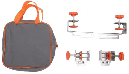 Garosa Clip de Tiroir en Acier Inoxydable, 4 Paquets, Pinces de Fixation de Panneau de Tiroir Durables et Faciles à Utiliser pour Tiroirs de Cuisine et de Bureau (Kit de pinces d'installation pour