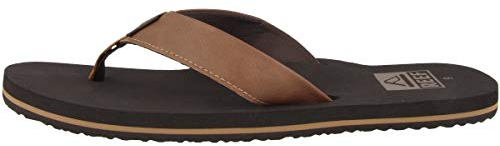 Reef Men's Twinpin Flip Flops, Brown (Brown), 10 UK