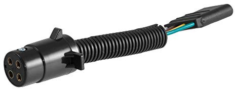 CURT 57224 4-Pin Round Vehicle-Side to 4-Way Trailer Wiring Adapter