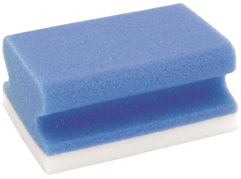 Franken Sponge X-Wipe - Paquete de 2 esponjas para la limpieza de pizarras, azul