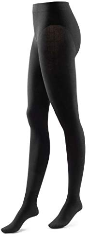TIGHTS COTTON FEEL WOMEN 80 Den Optik Strumpfhose mit Baumwolle (black, L2S)