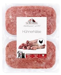 TACKENBERG Barf gewolfte Hühnerhälse für Hunde 14 x 500 g (7kg) - leckeres Frostfleisch als Hundefutter in Premiumqualität - geeignetes Gefrierfutter für deinen Vierbeiner - ohne Zusatzstoffe