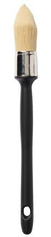 PINCEAU ROND A POIL POUR RECHAMPIR POUR ANGLE BORD PLAFOND SOL PRECISION PRO 25MM