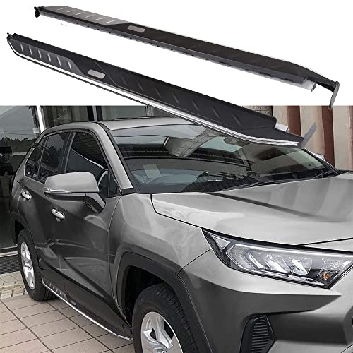 Se adapta a todos los nuevos estribos RAV4 de 2019, estribos laterales y barra de protección lateral.