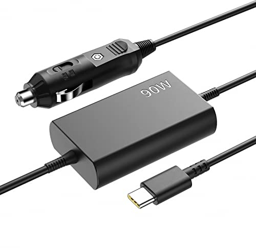 90W USB-C KFZ Ladekabel Auto Ladegerät für Laptop MacBook Pro 13 15 Zoll | USB C PD Auto Netzteil für MacBook Pro 13 15 A1706 A1707 A1708, Lenovo Dell ASUS HP Acer Samsung Huawei Xiaomi Laptop