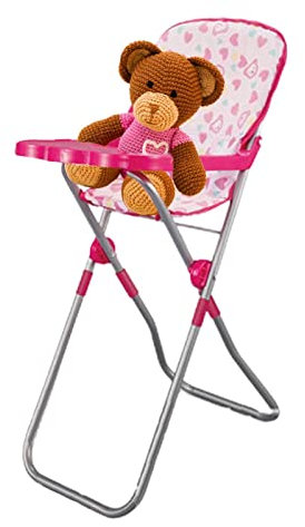 Rianpesn Baby Doll Stroller Set | Baby Stroller Car Seat for Dolls | Baby Doll Nursery Role Playset | Baby Doll Accessories of Stroller, Swing, Rocking Chair, Bed, High Chair