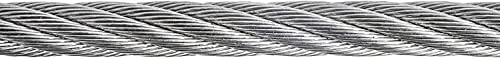 OKUOKA Cavo Acciaio 304 Filo di Trasporto, 3mm (1/8), Multiuso Corda Metallica per Aerei per Climbing Plants, Foto appese, Decorazione del Partito, Lunghezza 10m-100m (Size : 95M/331.7ft)