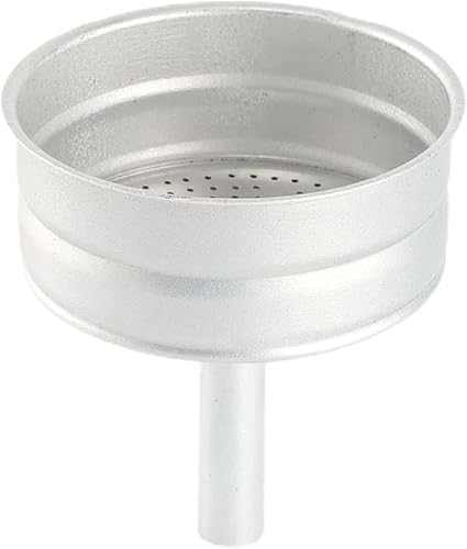 Filtro de aluminio para embudo de repuesto Moka Pot para piezas de cafetera espresso (3 tazas)