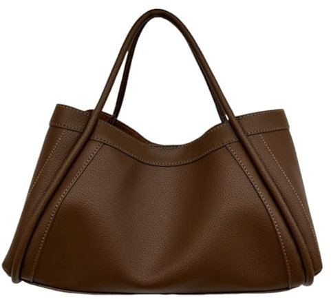 GSenhui Tote Bag Modern Handtasche Damen Groß Kapazität Weiches-Leder Crossbody Bag Shopper Tasche Schultertasche Gross Litschi-Textur Beuteltasche für Einkauf Shoping Geschenk