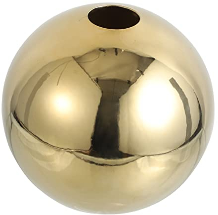 AOKWAWALIY Handtaschenvase Blumenvase Kugel Kunstpflanzen Pflanzgef?? Kugelvase Glasvase Gross Terrarium Dekoschale Bowle Gef?? Vase Schwarz Matt Ballonvase Keramik Runder Tisch Hochzeit Büro