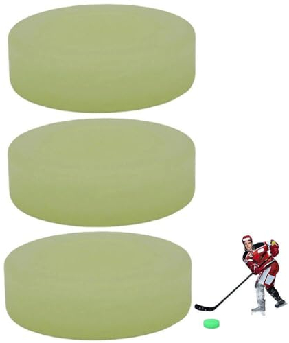 3 Pcs Hockey Puck Leuchten Dunkle Geeignet Für Boden Im Freien Im Freien Spielübung Für Kinder Erwachsene Jugendsporthockey Pucks