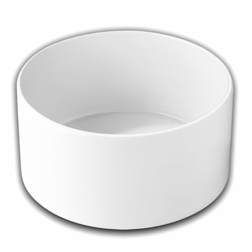 Wilmax - Ciotola in porcellana - 3630 ml - Insalatiera - bianca - per snack, insalate - Ø 23 cm - Cestino per frutta, cereali - Elegante e resistente ai graffi - Ideale come regalo