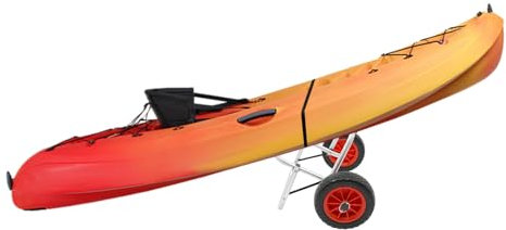 Susoso Kajakwagen, Kanuwagen Tragfähigkeit 80kg Surfwagen mit Strap Connector für Transport von Booten