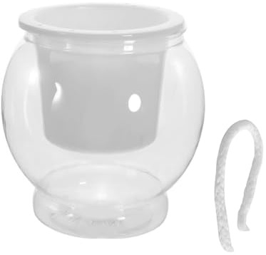 Ieron Automatic Watering Flower Pot Transparent Visible Water Level Self-Priming Lazy Flower Pot With Deep Water Tank Suitable For Gardening Enthusiasts 1pcs