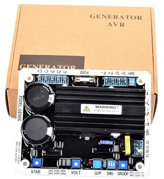 BGFIVKAD 1pcs GEN08 AVR GEN06 AVR Power Regulator Automatic Voltage Regulator Control Voltage Plate Diesel Generator Parts GEN08 GEN06(GEN08)