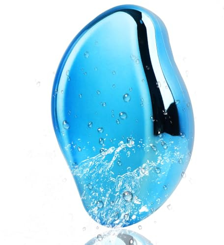 Jecdfs Depiladora de Cristal Premium, Borrador de Pelo de Cristal Reutilizable, Herramienta de Depilación Corporal Segura para Hombres y Mujeres